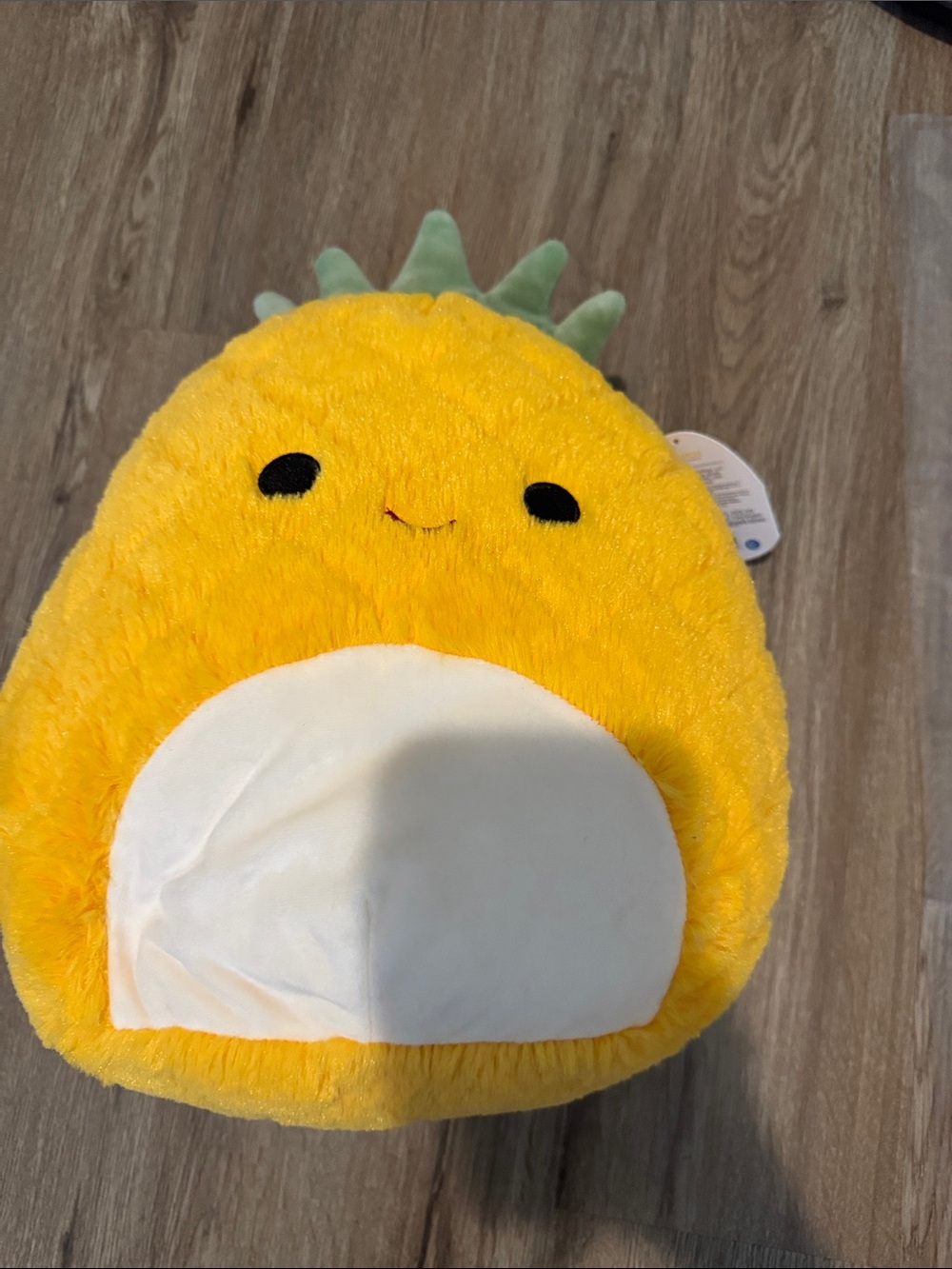 Squishmallows Yellow Pineapple Plush with White Belly